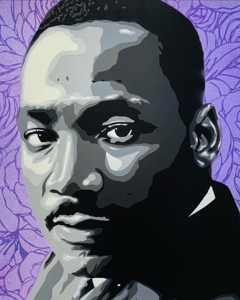 shopavize's tweet photo. Today we celebrate the legacy of the great Dr. Martin Luther King. As we begin the healing process for 2021 on many levels we must remember to keep moving forward #together
📸 by @mrjohnsonpaints 
#mlkday￼ #mlkjrday #mlkrjrquotes #keepmovingforward https://t.co/4pFz7zdvfy