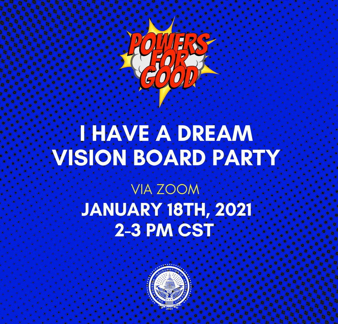 eviethecool's tweet photo. HAPPY MARTIN LUTHER KING JR DAY ❤️ 

join @POWERSFOR_GOOD for a day of digital programming created to support and highlight individuals. ✊🏽

love to everyone involved. a special thank you to the presidential inauguration committee for supporting and promoting our events. 🖤 https://t.co/7ESd5dj8xe