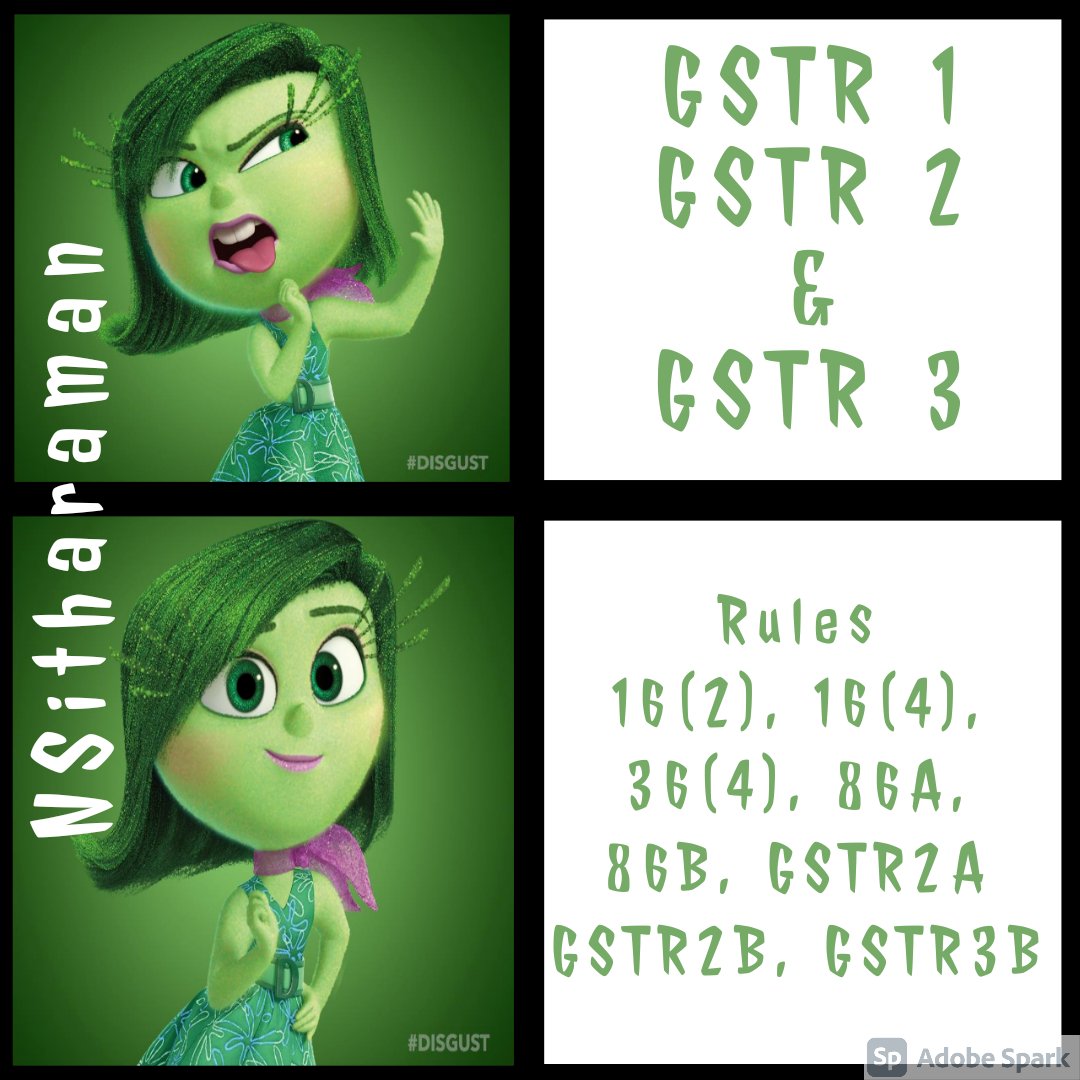 FilmyGST's tweet photo. We want Simple GST i.e. #GSTR1, #GSTR2 &amp; #GSTR3, not this #KhichdiGST

Remove all changes made after 01.07.2017..

#gst_memes #GSTAmnesty #GSTAmnestywithITC #refundlatefees 

@abhishekrajaram https://t.co/V8qq4f8kMd