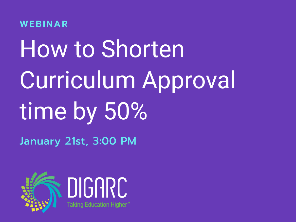 Do you want to increase collaboration between faculty and staff?  Learn how automated curriculum change processes and review workflows will help you do just that.
Sign up here ow.ly/hnrc50CHdCd