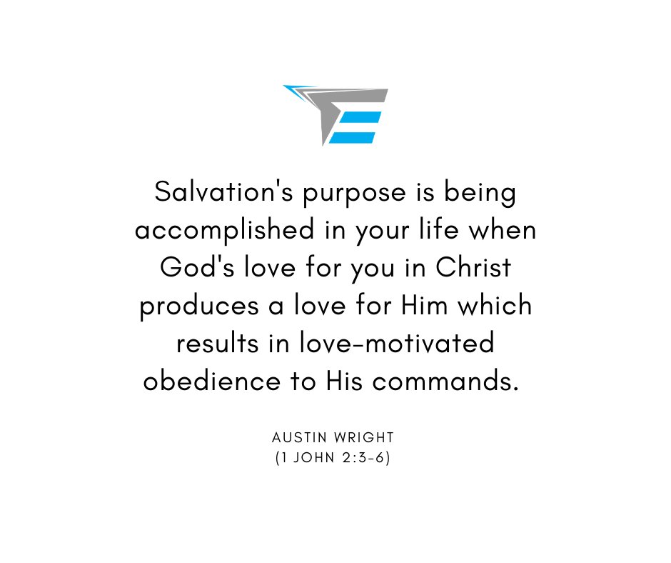 TeenEquip's tweet photo. "Now by this we know that we know Him, if we keep His commandments."
-1 John 2:3 https://t.co/c6G8BiO92k