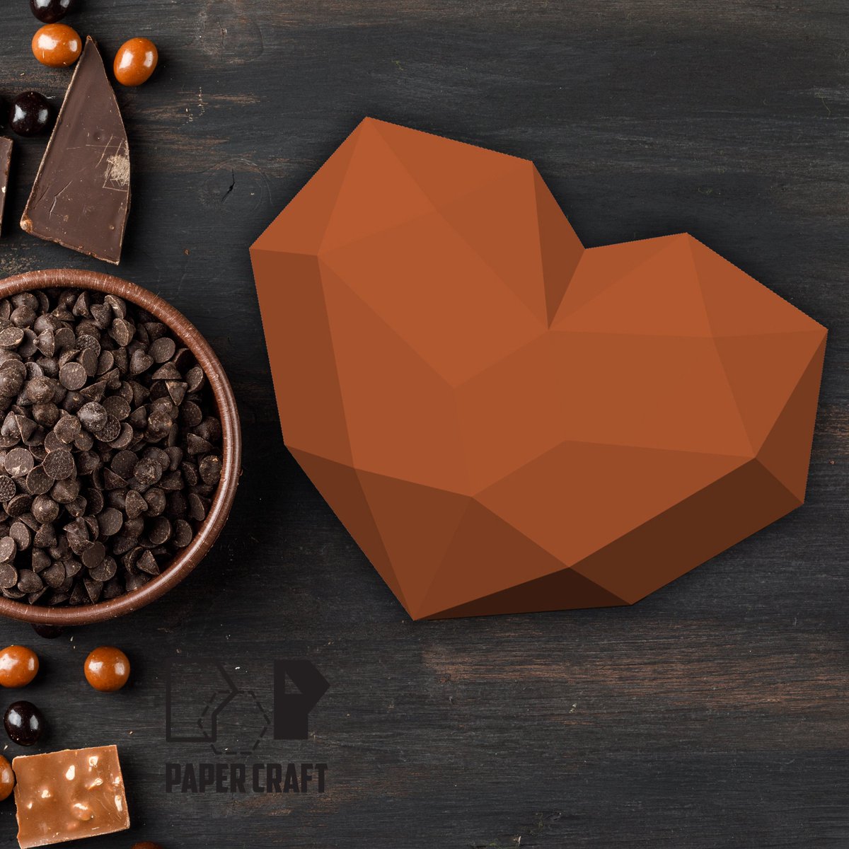 PopPaper3's tweet photo. #Heart #valentines #DIY #Sculpture #Chocolate #PaperCraft #Sweet #valentinedecor #Love #valentinegift  #valentinesday2021 #valentinegiftideas #PDFDownload #happyvalentinesday #Gift #3D #DigitalTemplate #Origami  #Model #homehobbies #LowPoly #PopPaper https://t.co/5jDryWV3kr
