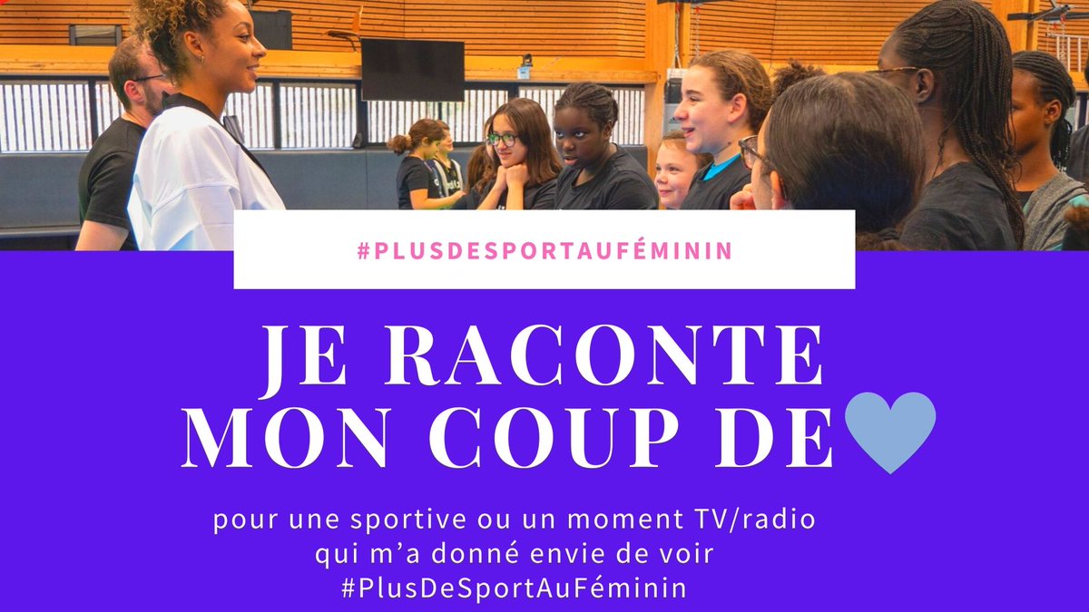 UNSS CRETEIL (@creteil_unss) on Twitter photo #UNSS soutient l'opération #PlusDeSportAuFeminin
Pour y participer :
➡️poste sur tes réseaux sociaux une photo, une vidéo d'une sportive qui t'a marqué avec la mention #PlusDeSportAuFeminin.
➡️Invite 3 personnes à faire de même.
➡️Identifie <a href="/creteil_unss/">UNSS CRETEIL</a>
A vous de jouer ! #UNSS soutient l'opération #PlusDeSportAuFeminin
Pour y participer :
➡️poste sur tes réseaux sociaux une photo, une vidéo d'une sportive qui t'a marqué avec la mention #PlusDeSportAuFeminin.
➡️Invite 3 personnes à faire de même.
➡️Identifie <a href="/creteil_unss/">UNSS CRETEIL</a>
A vous de jouer !