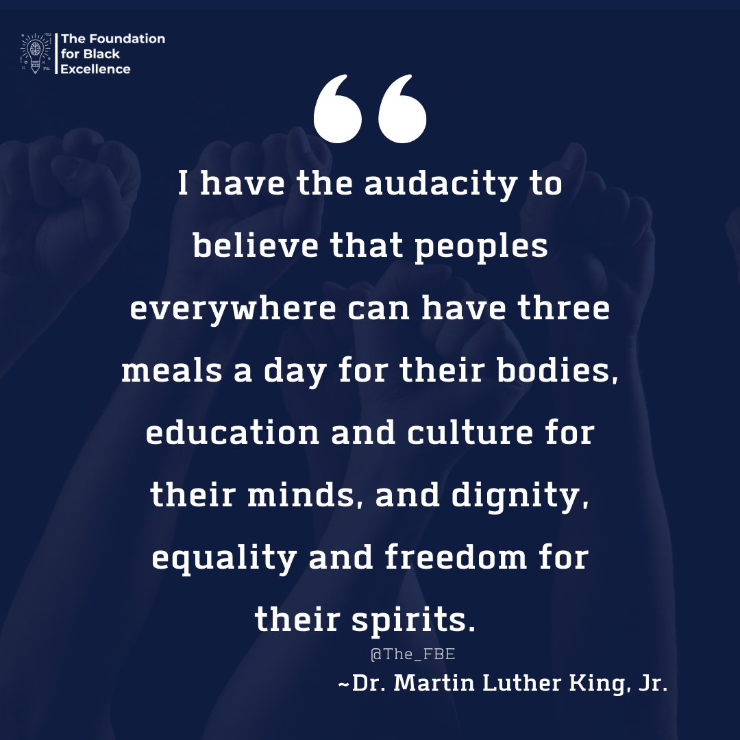 Today and always, we encourage everyone to have the "audacity to believe". We wish you peace and joy on this day of service and reflection on the life of Dr. Martin Luther King, Jr.