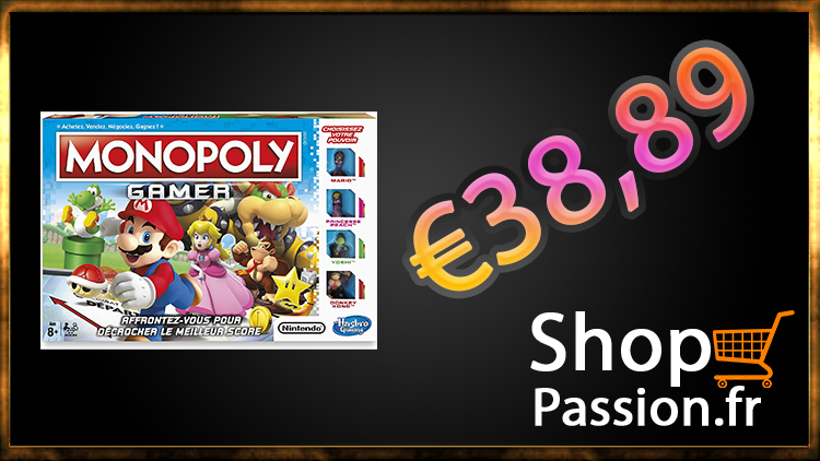 ShoppassionF's tweet photo. Monopoly Gamer – Jeu de societe 
En plus d'acheter les propriétés vous allez aussi pouvoir ramasser des pièces et surtout combattre les boss pour gagner des points ! 
Lien : https://t.co/k6hW7ZXQ3X
@Hasbro @hasbrogamingofficial @Nintendo
#boardgames #bgg #boardgamegeek https://t.co/lSMGk4S9Mz