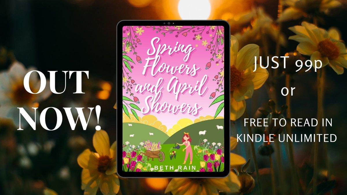In case you missed it earlier, it's publication day for Spring Flowers and April Shower!

Grab it now for just 99p or free on #KindleUnlimited #KU
🌺🌹🌷

🇬🇧amazon.co.uk/dp/B08LTMW5L6
🇺🇸amazon.com/dp/B08LTMW5L6

#chicklit #bookblogger