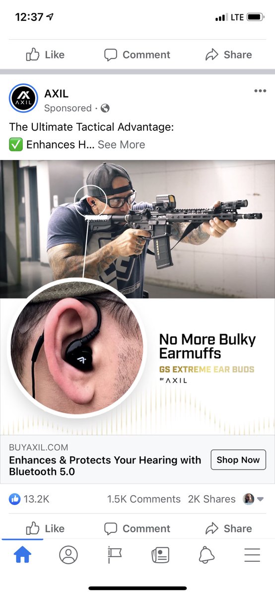 1/x When  @fbnewsroom says the company is “doing X,” it’s important that those covering the news make clear that these are *claims,* not facts. Sponsored posts advertising armor and shooting accessories are still in my feed. Includes hi capacity magazines illegal in my state.  https://twitter.com/fbnewsroom/status/1348737763278016512