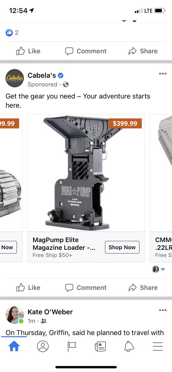 Nobody needs this shit for “home defense,”  @Facebook: