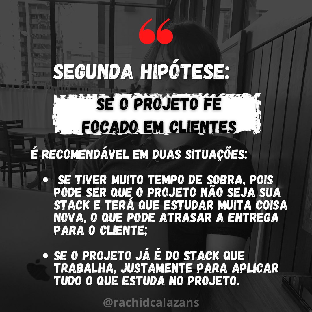 rachidcalazans's tweet image. Vale a pena investir em um #sideproject ? 
Click no link: instagram.com/p/CKMgAltrS0G/…
Deixe seu comentário sobre o que você acha! 
#liguagemdeprogramação #javaweb #carreiradeti #devopsengineer #programmer #programming #100daysofcode #vidadeprogramador #devpleno #devreactjs