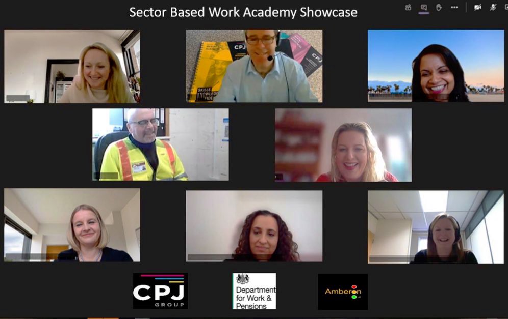 Gr8 catching up with <a href="/AmberonTM/">Amberon Ltd</a> to hear how @dwp SWAPs helped jobseekers in #Horsham into traffic management sector⚠️inc Steven who retrained at age of 60⚠️
 SWAPs form key part of our #PlanforJobs to get Britain working again &amp; are for people of ALL ages‼️jobhelp.campaign.gov.uk/sector-based-w…