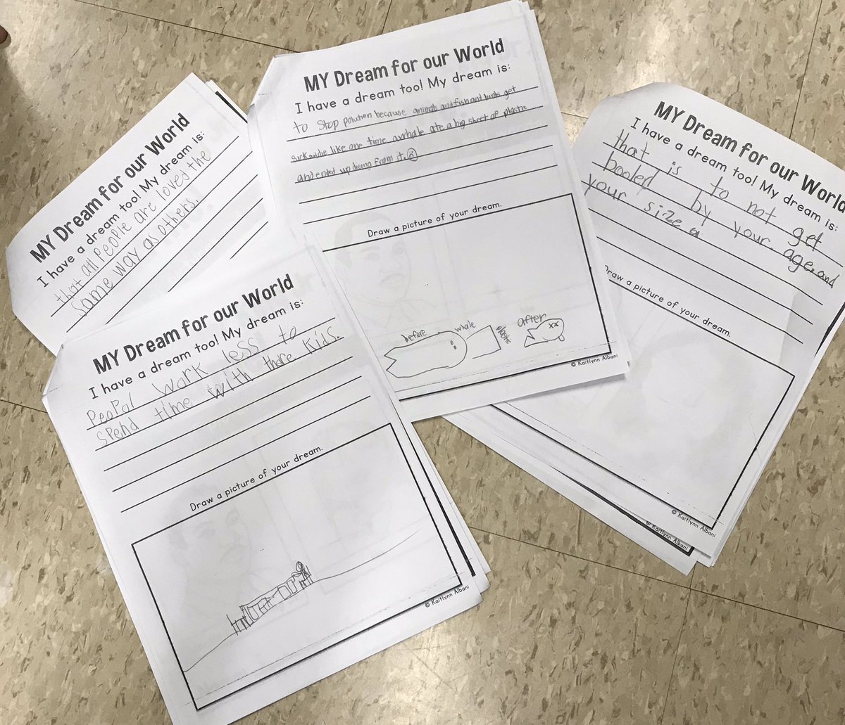 Our future leaders are proving our 🌎 is full of #Hope #love #empathy 😊❤️ 🤝Their positivity radiates in all they say and do. #TMGenius #MartinLutherKingDay #inspiration #childrenareourfuture