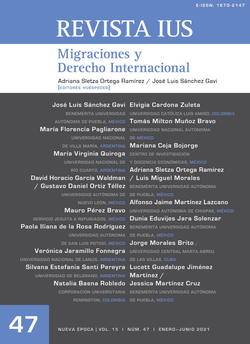 Revista_IUS_Mx's tweet photo. Ya puedes consultar y descargar los archivos finales totalmente gratuitos

Vol. 15, Núm. 47 (2021)

Migraciones, Relaciones Internacionales y Derecho Internacional

https://t.co/c2Md0sYEGR https://t.co/nTCqVcexAq