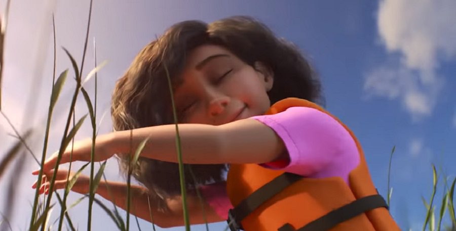 First up is Loop, a Disney-Pixar animated short film. It’s about a nonspeaking autistic girl named Renee (who is voiced by an autistic actress), and her interactions with a neurotypical boy named Marcus.