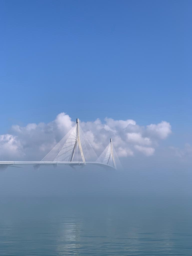 EltiempoenCadiz's tweet image. La niebla esta mañana en la Bahía de #Cádiz
