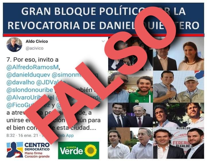 partidoverdeant's tweet photo. @Luis_Ferpo @acivico @AlfredoRamosM @danielduquev @simonmolinag @davalho @JDValde @slondonouribe @AlvaroUribeVel @sergio_fajardo @FicoGutierrez @AlonSalazarJ El partido Alianza Verde en Medellin, no apoya la revocatoria del alcalde Quintero,  somos partido de Gobierno. https://t.co/zddQfuKWV0