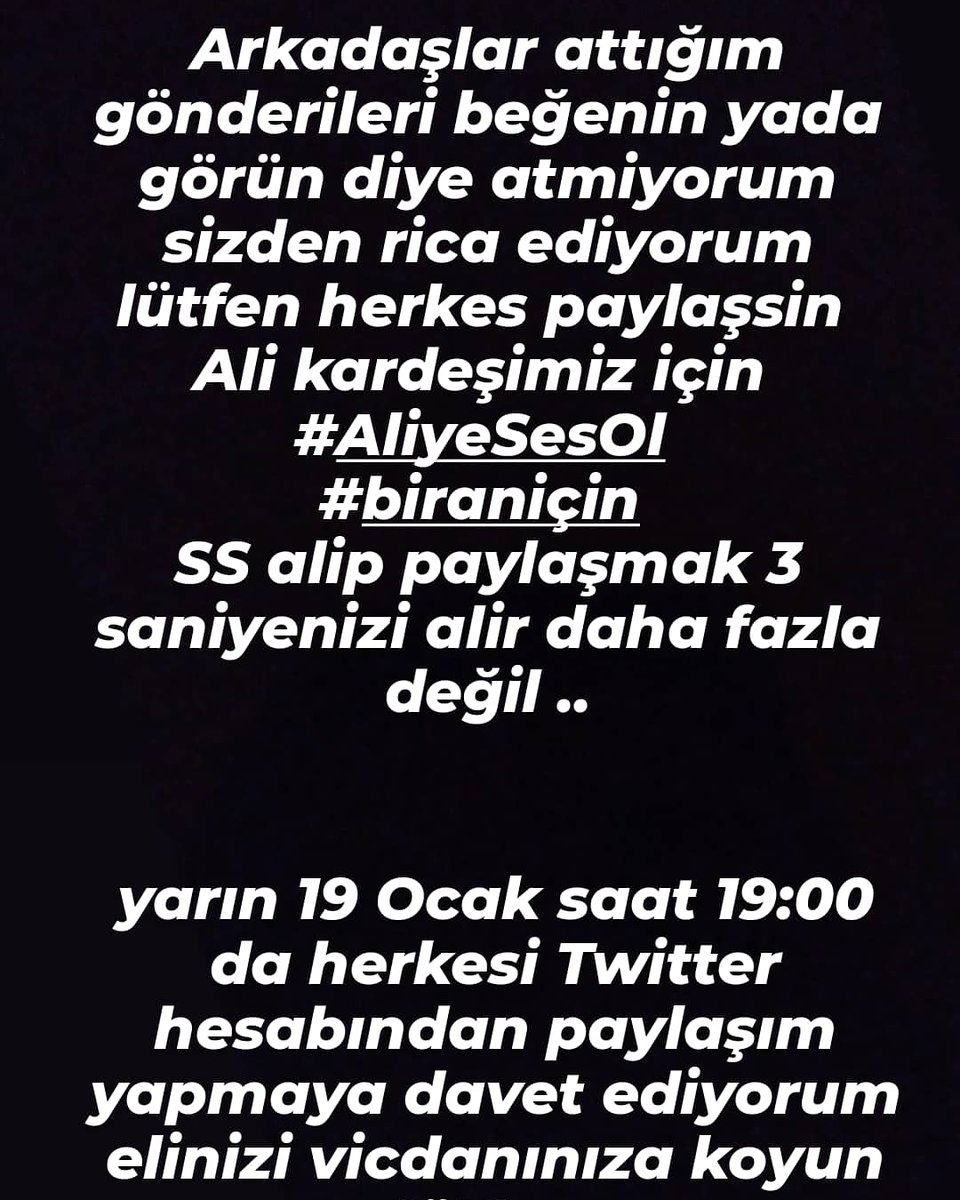 #AliyeSesOl
#biraniçin
#Alibulunsun