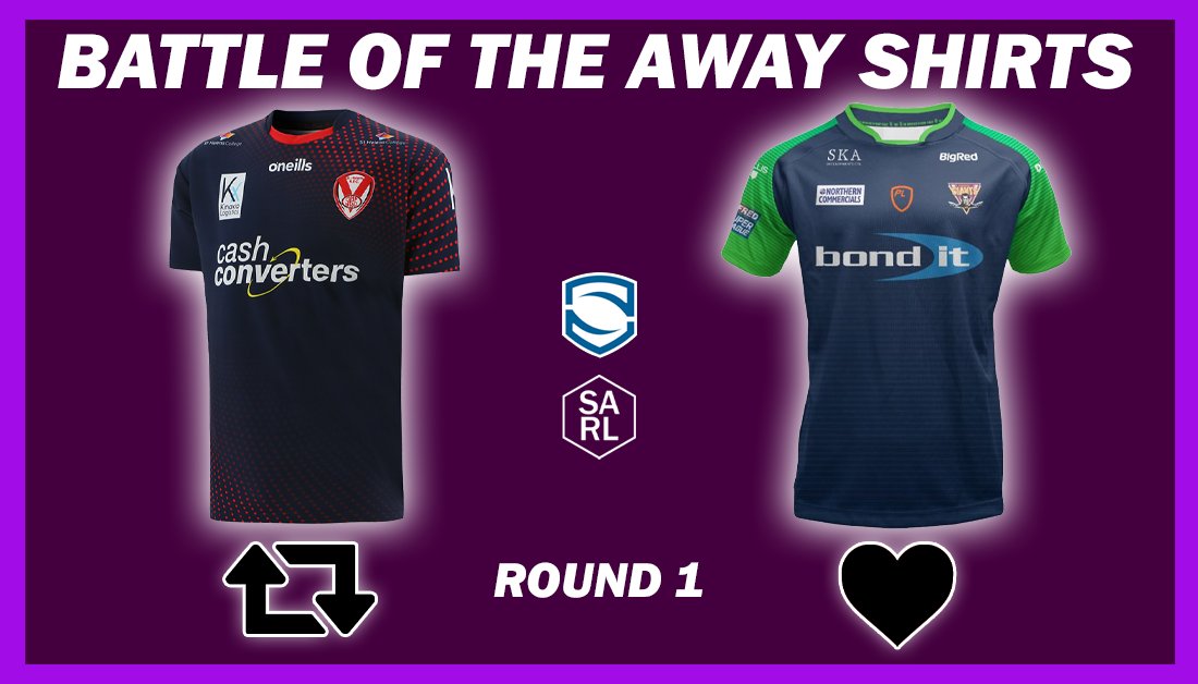 SeriousAboutRL's tweet image. Round 1: Which away shirt gets your vote?

RT= St Helens
❤️= Huddersfield

Winner goes through to the next stage!