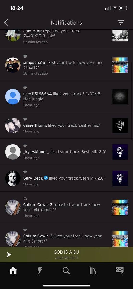 NOOOO FUCKING WAY has he just liked my new mix check it out if u haven’t already soundcloud.app.goo.gl/LadmH3pNmoGy5c…