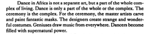  #MythologyMonday  #AfricanMythologyPearl Primus on African Dance: