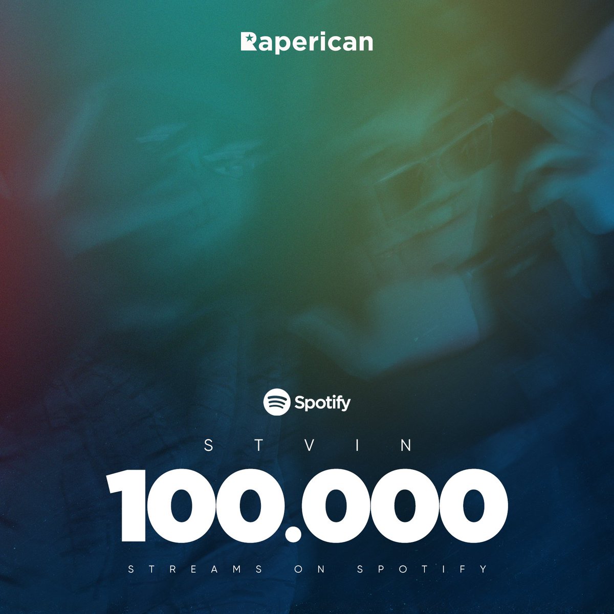 raperican's tweet photo. Seven months ago @real21rave and @VVSVAUPRA1 dropped "STVIN" and today it's suprassed 100k streams on @Spotify 📉

In 7 months only 🍾

#raperican #21rave #VVSVAUPRA #STVIN https://t.co/FkmdNThgYz