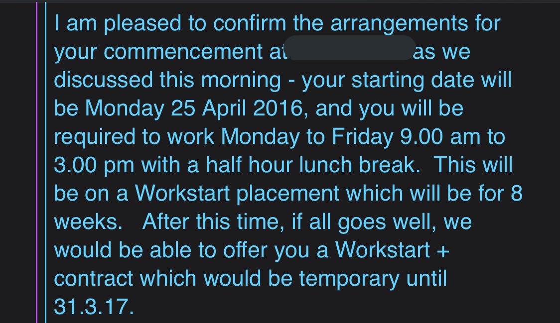 I even had to “placement/volunteer” 30 hrs a week for *no pay* just *universal credit* for 8 WEEKS to even be employed as an admin officer for the mental health team w the council. felt like crying handing out everyone’s payslips and I had about ~£200 a month to live on bk then