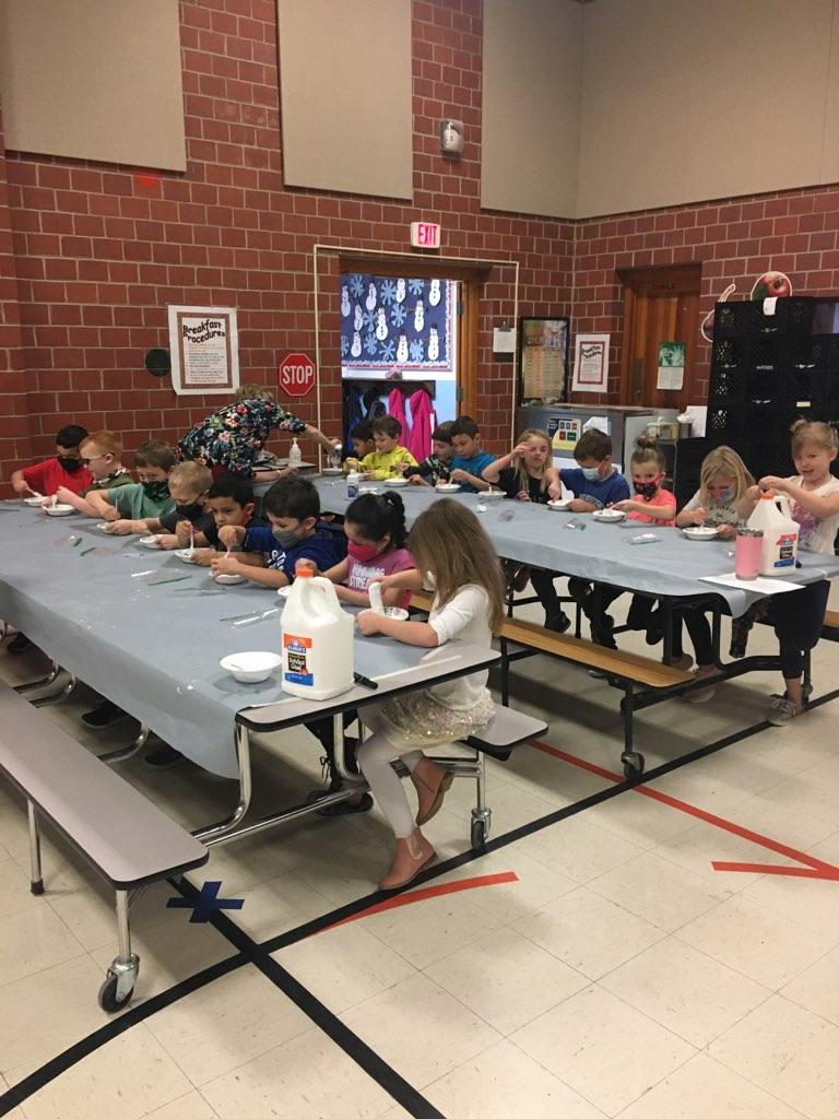 It's SLIME time!  This is a special activity for students who made a 20 point growth on their winter reading assessment.  Congratulations!