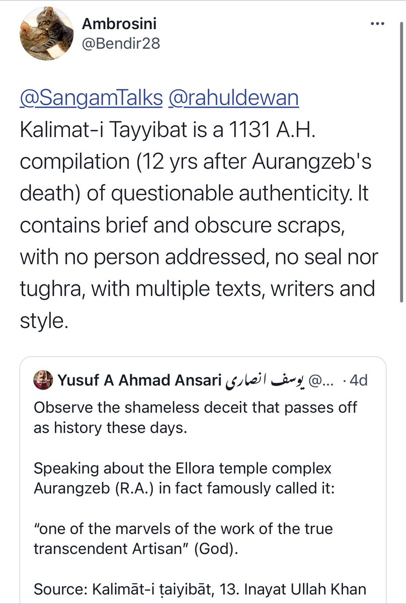 While Hindutva required scant evidence for the Emperor Babur having razed a temple to build the Babri Masjid, its adherents label any historical evidence that is remotely critical of their world view as “a forgery”, “unreliable”, “questionable” etc.So be it; here’s the evidence.