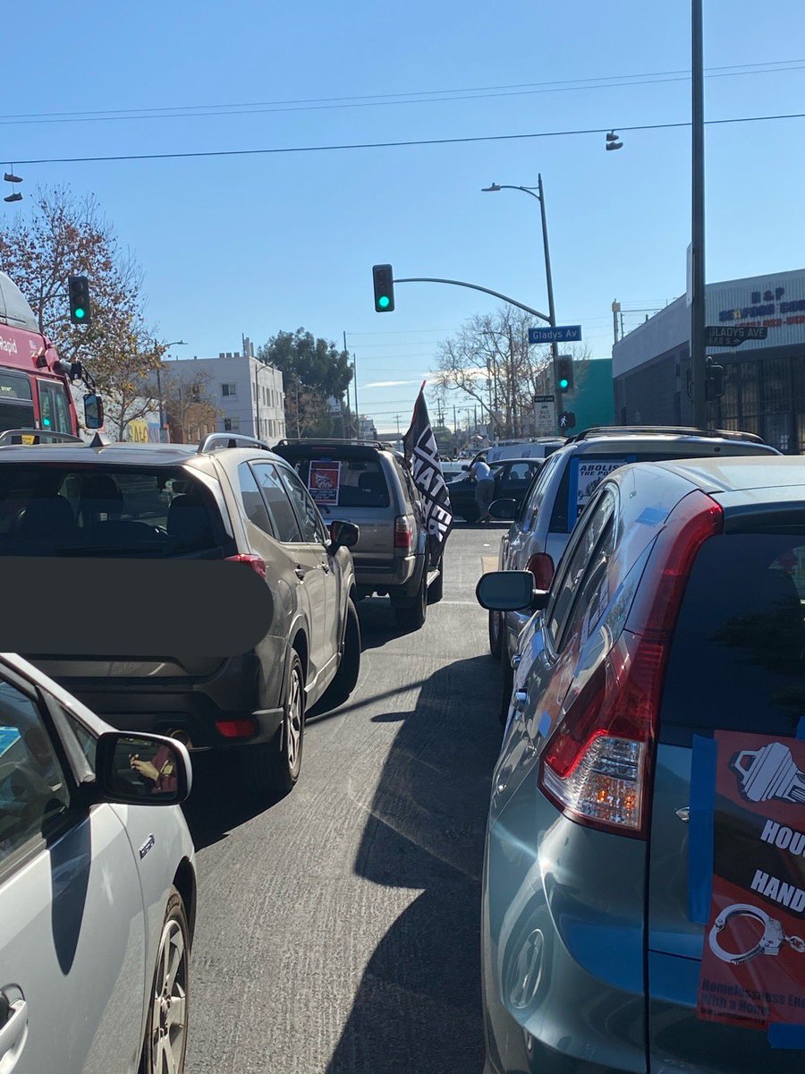 PplsCityCouncil's tweet photo. The Freedom Ride 4 Housing is getting kicked off! Let’s goooooo @LACANetwork #MLKDay   #4aDayNotOkay #HouseKeysNotHandcuffs #ServicesNotSweeps https://t.co/iaLQ8gv8js