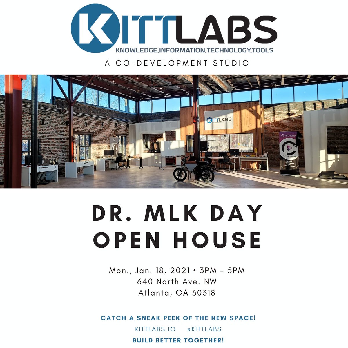 KittLabs's tweet image. Today we finally &quot;soft launch&quot; our co-development studio founded by black technologists in ATL! Follow us for more details to come!