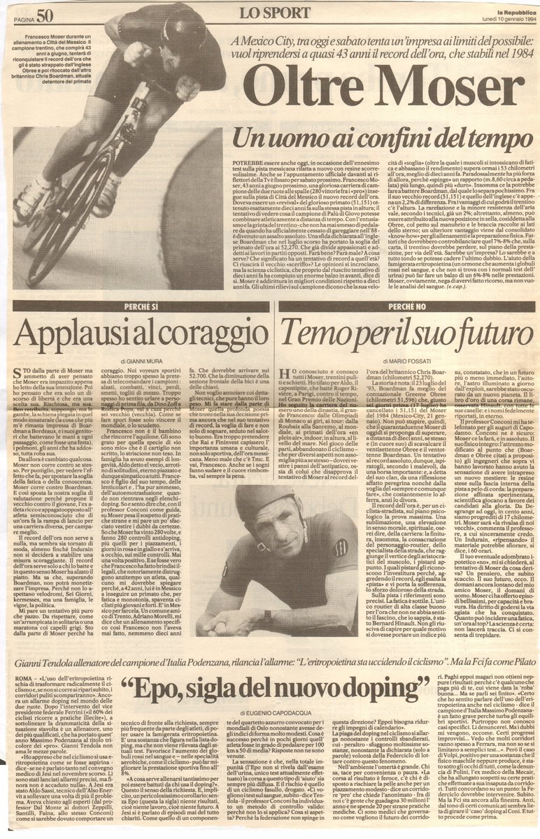 Frank201410's tweet photo. ๐
ฒ๐
พ๐
ผ' ๐
ด๐๐
ฐ๐
๐
ฐ๐
ผ๐
พ...
#GianniMura, #MarioFossati, #EugenioCapodacqua, per esempio
#ritaglidistampa #ciclismo #doping #epo
@repubblica #repubblica45
#10gennaio1994
@pazzoperrep @giusmo1 @CarloVerdelli
@SentieroDigital @PiervittorioM
@aligip @matteopinci
@ancarot @per_pazzo https://t.co/Mia673QJmY