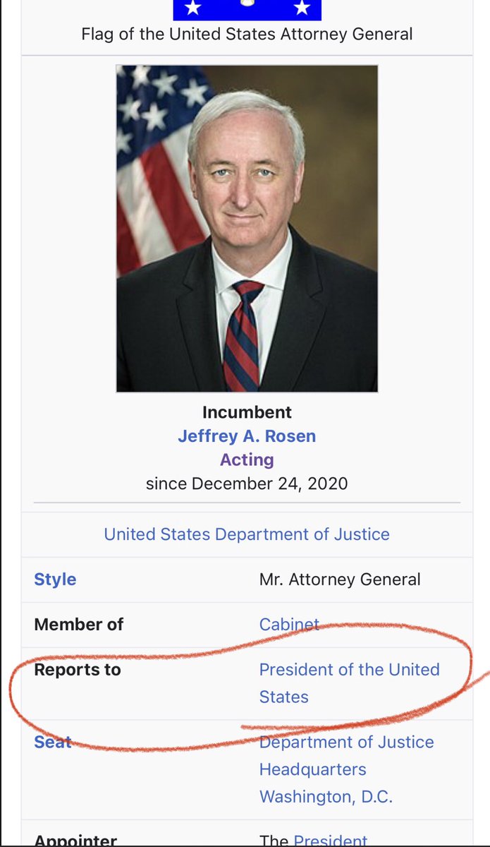 The US Marshals take direction from the Attorney General, who answers directly to President Trump 