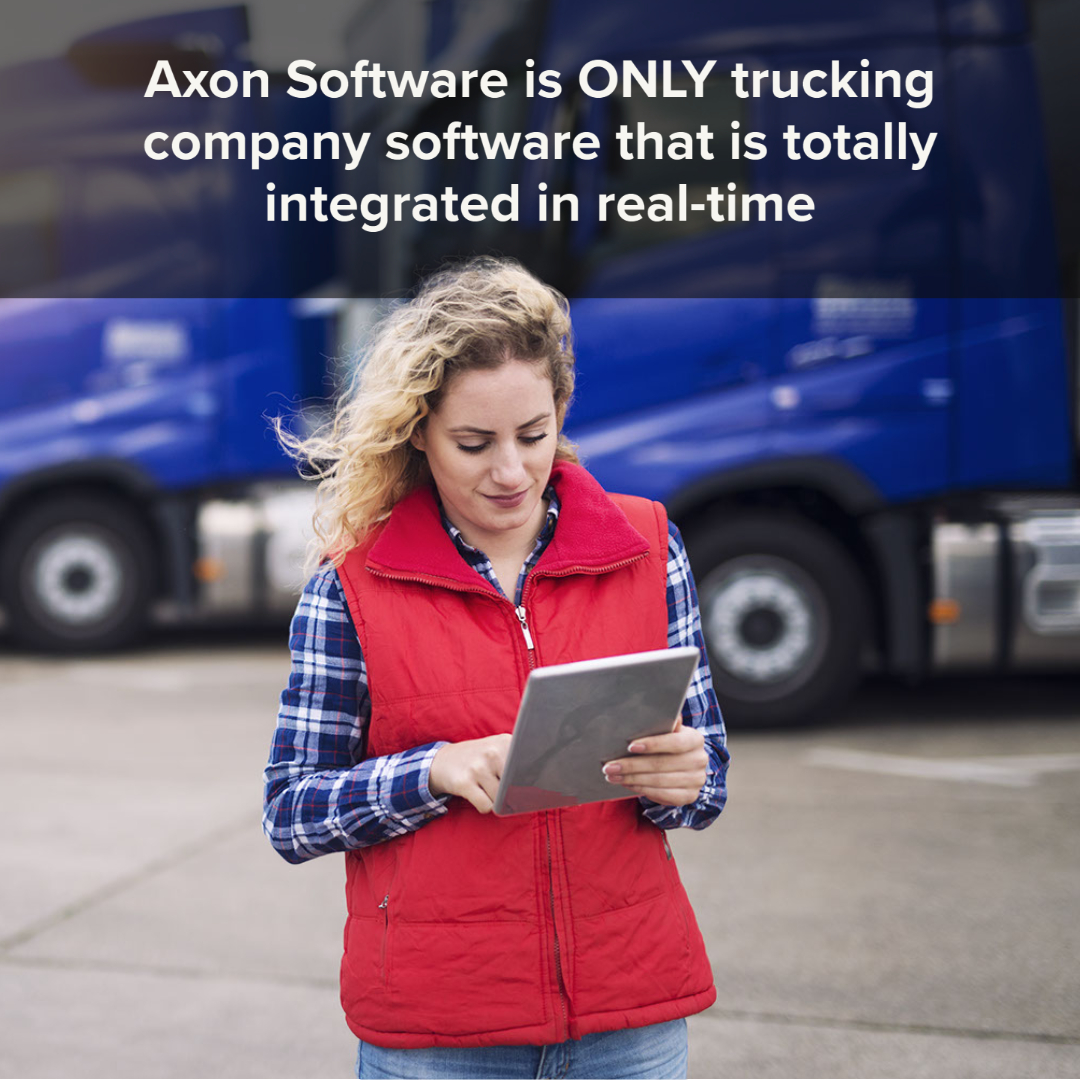 AxonTrucking's tweet photo. With over 16,000 Axon Software users, over 38 years of experience and nearly 4 Billion total loads entered, Axon Software is ONLY trucking company software that is totally integrated in real-time. #axon #axonsoftware #truckingsoftware #truckingcompany #instatrucks #software https://t.co/teviahe9Ia