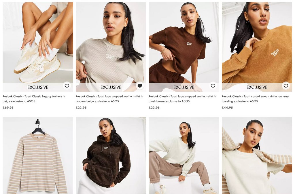 reebok toast trainers