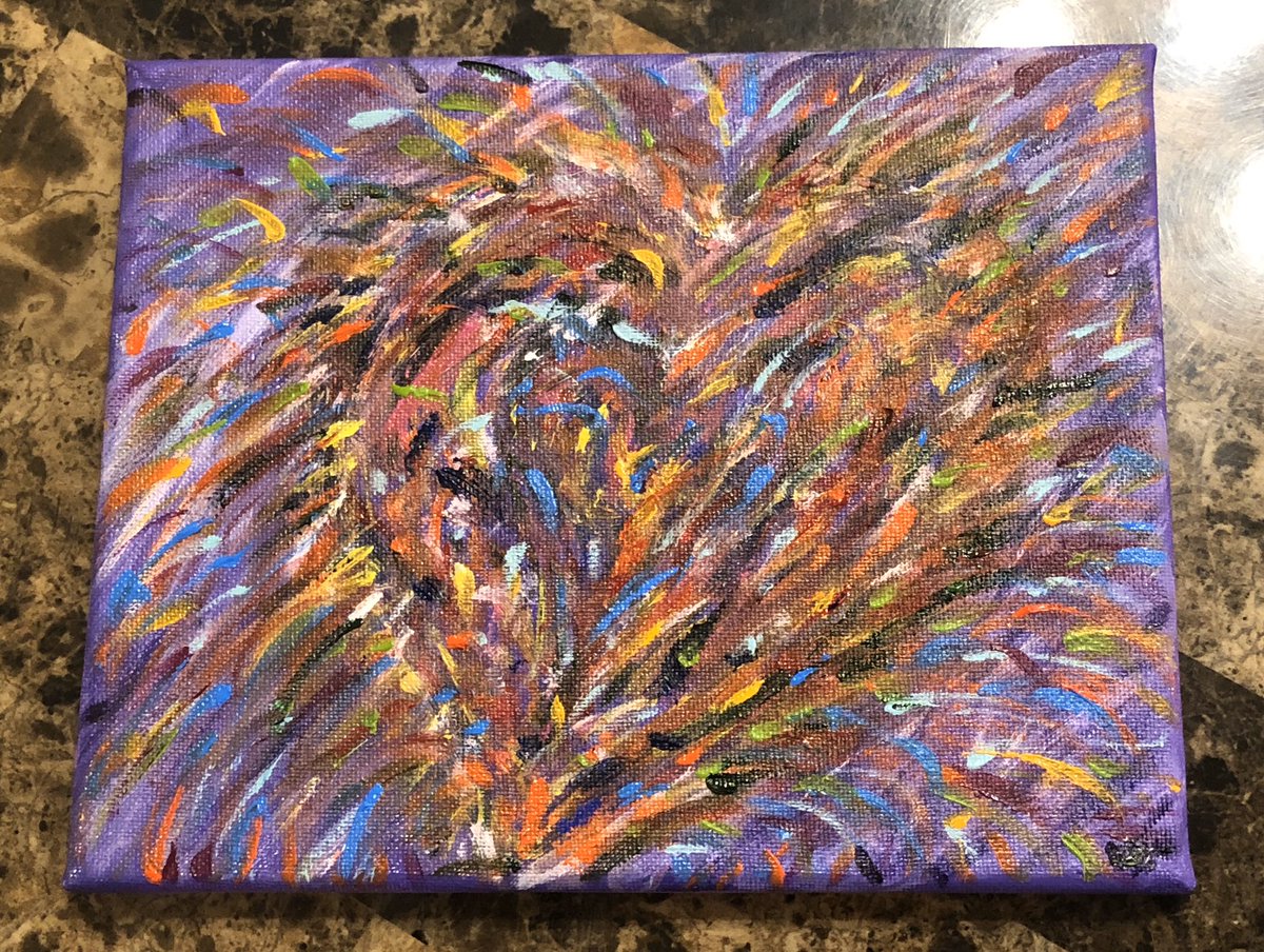 WynonaPadgett's tweet photo. My #painting from our Girls’ Winter Weekend Retreat...we believe that #artmatters even if we aren’t really #artists. #lakecumberland #heartofhope #lc365 #burnsideky https://t.co/gIt6CFmUAy