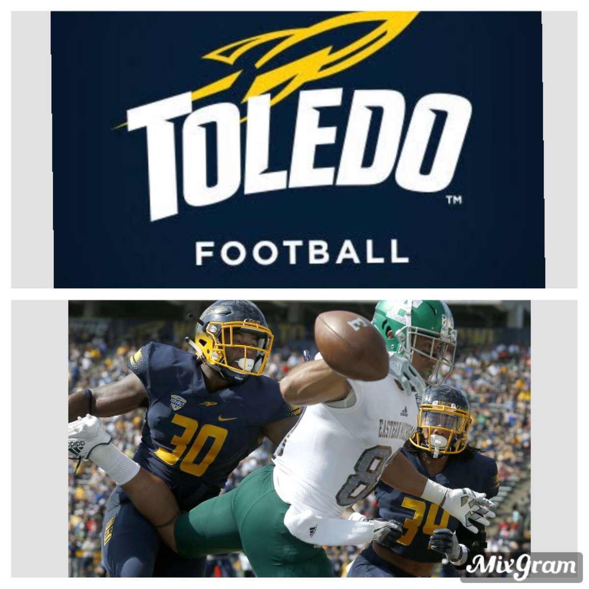 BLESSED to receive my first D1 offer to the University of Toledo!! 💙💛 <a href="/LetsMeetAtTheQB/">Craig Kuligowski</a>