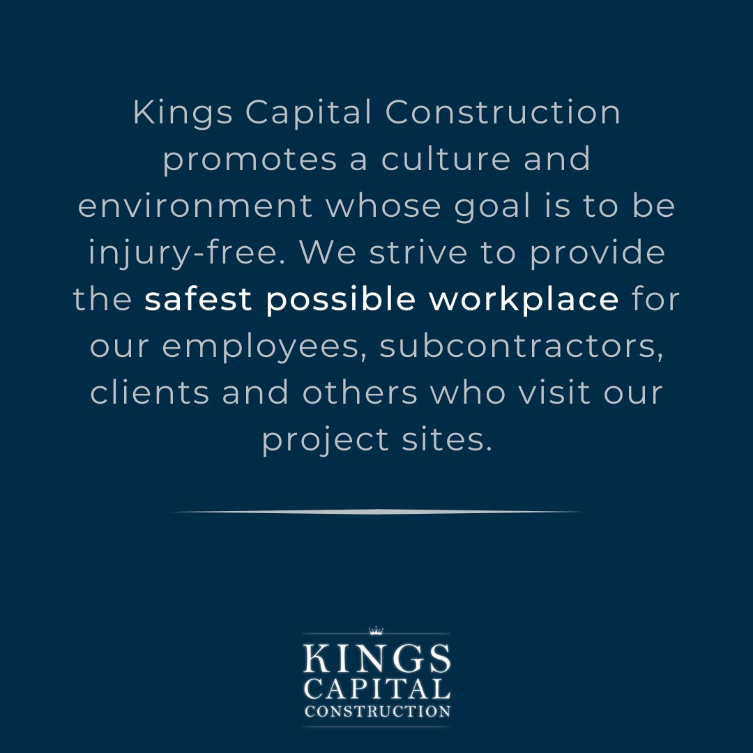 Safety first...
.
.
.                                   
#BuiltbyKINGS #KINGS #KingsCapitalConstruction #Westchester #Construction #SiteWork #SiteDevelopment #Development #RealEstate #CommercialConstruction #HardHatLife