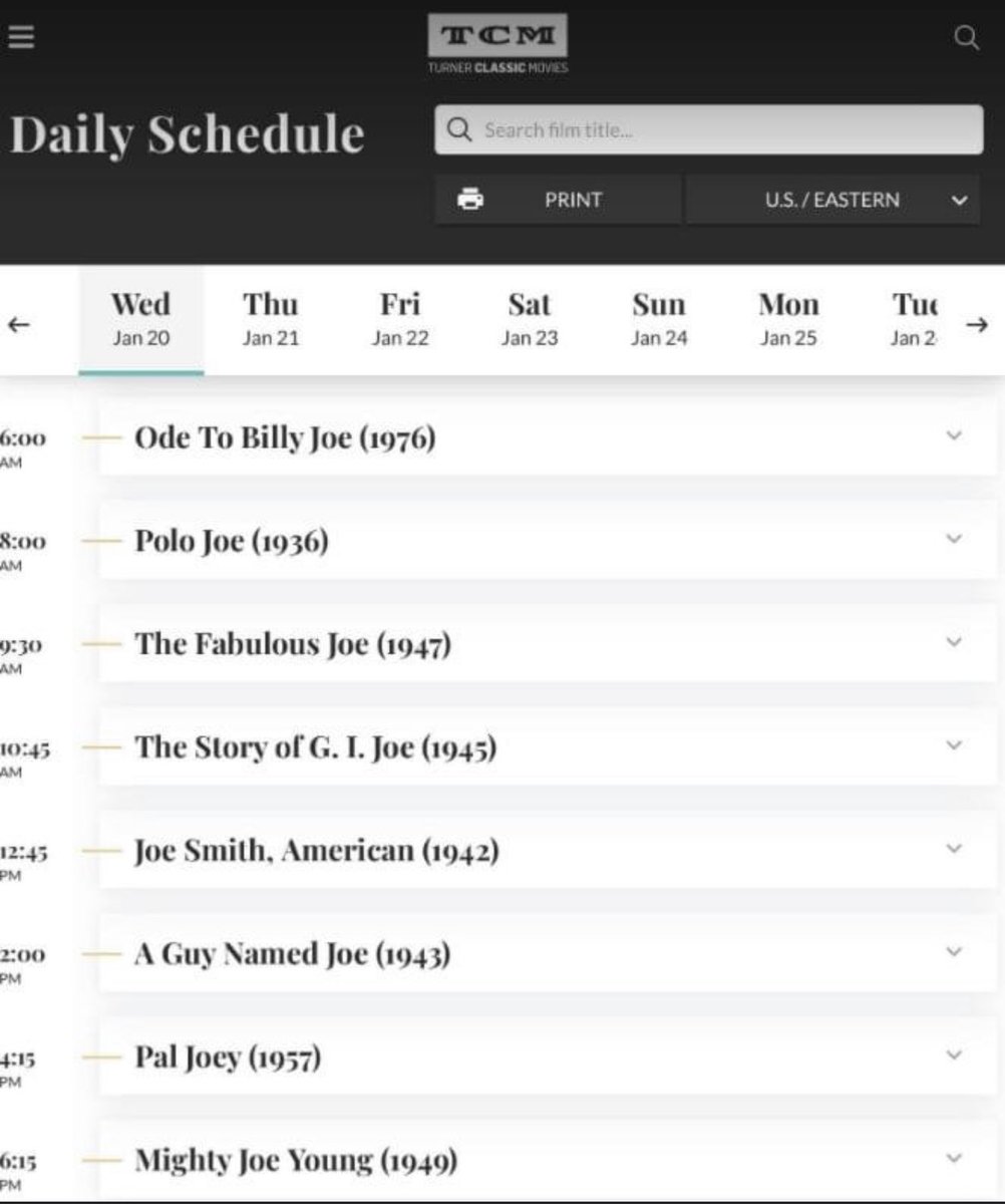 kathleennewsie's tweet photo. TCM schedule Wednesday. Classy. ⁦@BenMank77⁩ ⁦@JoshMankiewicz⁩ https://t.co/azpD6bCkPa