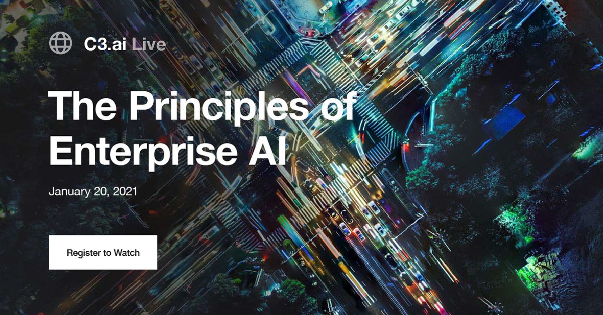 C3_AI's tweet photo. Experts from @FuturumResearch and @C3_AI share insights into how global enterprises are scaling #AI across their organizations. Join us on Jan. 20 at 9 AM Pacific: https://t.co/6c2ytCrUyi https://t.co/R5fUSrzSuC