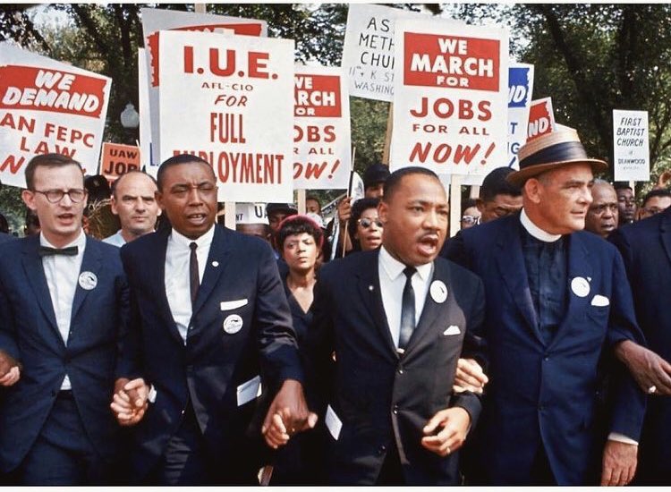 “The labor movement was the principal force that transformed misery and despair into hope and progress.” -Martin Luther King Jr. Happy #MLKDay