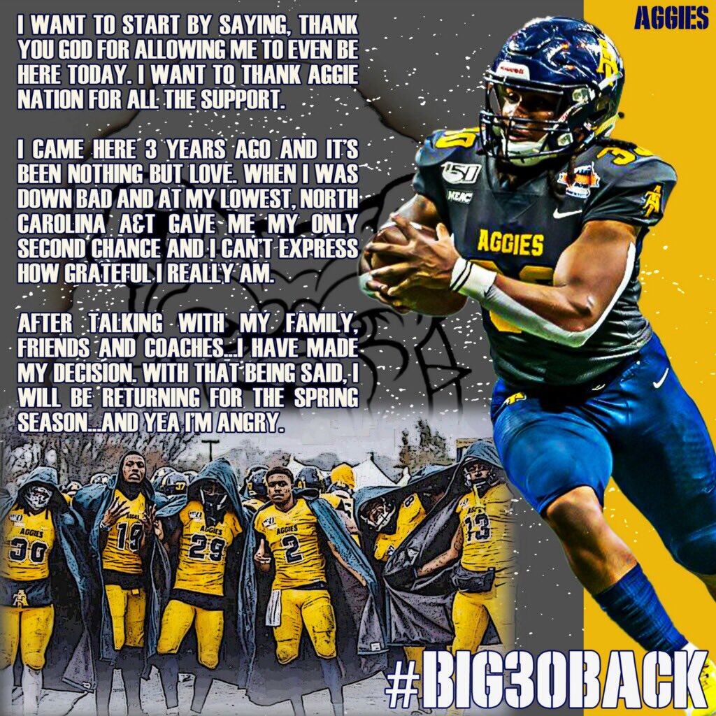 dcmaine30's tweet photo. Yea he back 🤭 got some unfinished business to handle 😈 #BIG30 #FlyHighTwain💔 #AggiePride https://t.co/QR8pbUUK1D