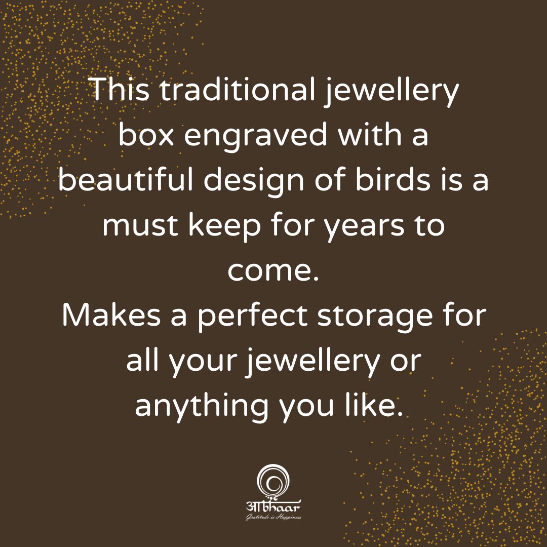 Abhaar_Gifting's tweet photo. #abhaar #jewellerybox #silverjewellerybox #engraved #traditional #chennai #homedecor #instalike https://t.co/Ss2j3oYxDO