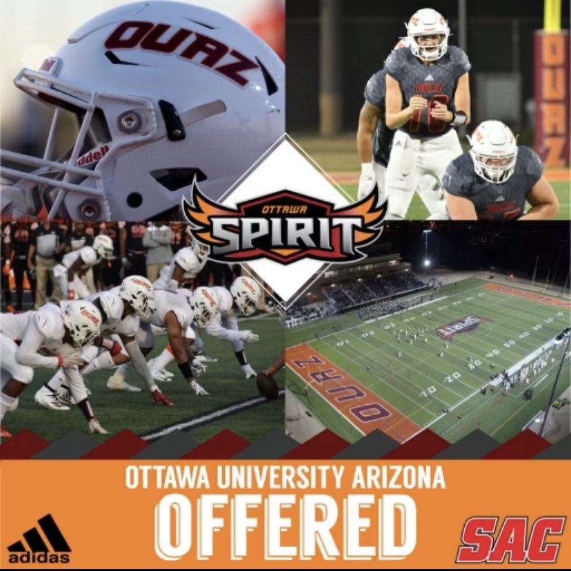 CadeHarper1's tweet photo. After a great call with @Coach_DSal I’m excited and blessed to say that I’ve received my first offer to play for @OUAZFootball https://t.co/i3TVQGHBWl