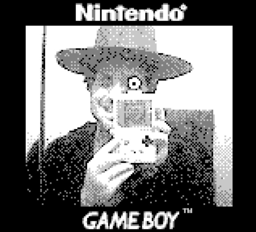 ThatGuyWithAGa1's tweet photo. The Digital Joke.
#gameboy #gameboycamera #nintendo #videogames #joker #gaming #retro #retrogaming #thekillingjoke #selfie #oldschoolgaming #blackandwhitephotography #photography #8bit #IPAinspire #nintendofan #pocketcamera #gameboylife #Pixel #photographer https://t.co/XkXIJgQnue