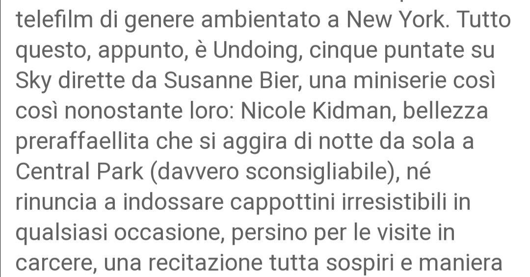 "(davvero sconsigliabile)" (da Il Giornale) <a href="/criticimaschi/">Critici che non ce la fanno</a>