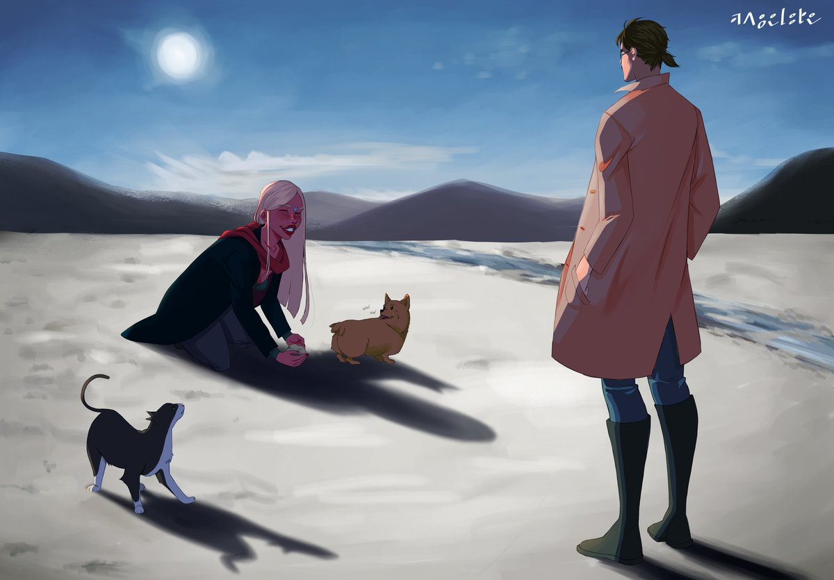 Un de mes goals 2021 c dessiner bcp +, ts les jours, &amp; des choses différentes, je sais que le fond est clairement pas exceptionnel mais pour qqun qui dessine JAMAIS de paysage c déjà bcp mdr

Si vs pouviez rt&amp;❤ ça m'aiderait bcp!