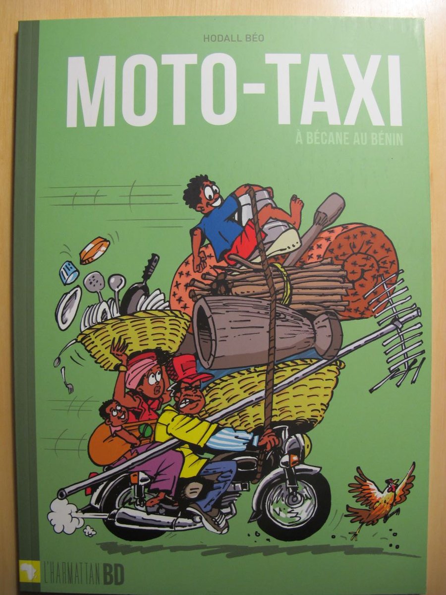 quaibranly's tweet photo. 🇧🇯 📚 Ce soir, le dessinateur béninois Hodall Béo vous invite à faire un tour en zémidjans dans Moto-Taxi à Bécane au Bénin, paru chez @HarmattanParis  👉 https://t.co/4pJwTjChWB #BD2021 #BD2021MQB https://t.co/esU0hmfrmw