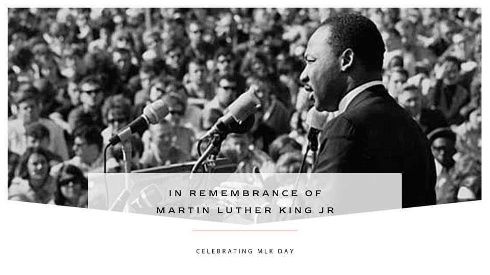“Life's most persistent and urgent question is, 'What are you doing for others?’” -MLK

#MLKDay #CelebratingMLK #MondayMotivation