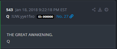 kimrunner's tweet photo. 3-year Delta for two of my favorite posts:
#555 - We are WITH YOU.
#543 - THE GREAT AWAKENING.

*There are more 3-year (No 2-year or 1-year deltas)...go to qaggdotnews > Quick Link at the top to view... (replace the word dot with a .) https://t.co/k3DY1oa2qV