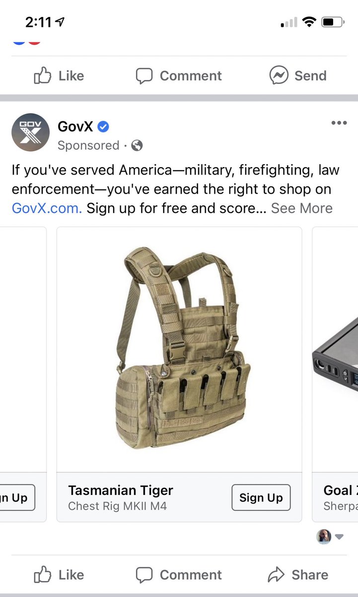 7/x When unlawful militias and MAGA/QAnon terrorists are plotting to “arrest” and execute Americans, maybe don’t advertise handcuffs and body armor together?