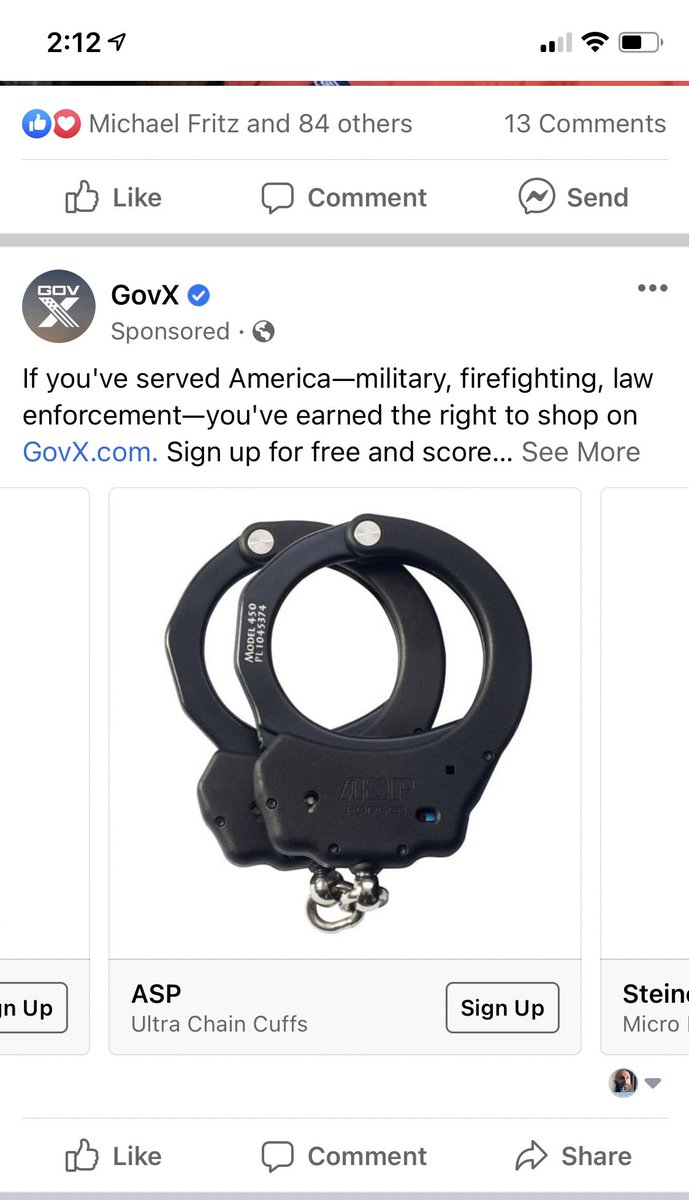 7/x When unlawful militias and MAGA/QAnon terrorists are plotting to “arrest” and execute Americans, maybe don’t advertise handcuffs and body armor together?